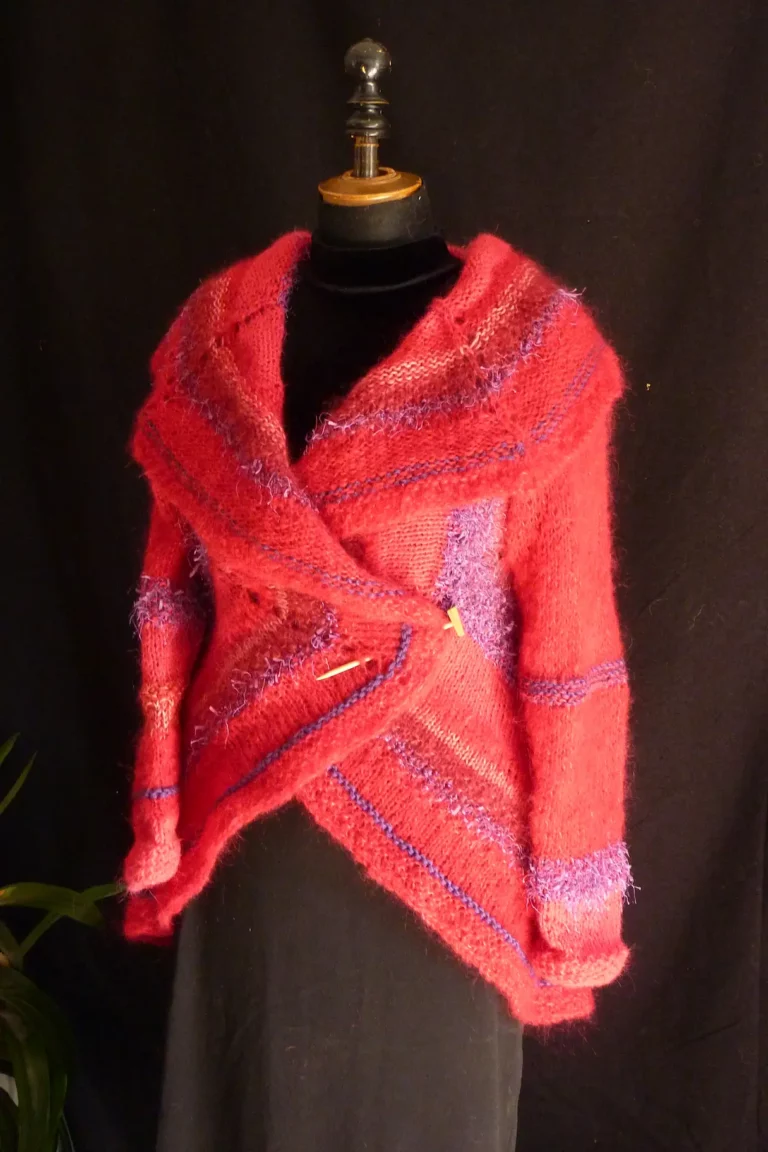 Gilet rouge devant